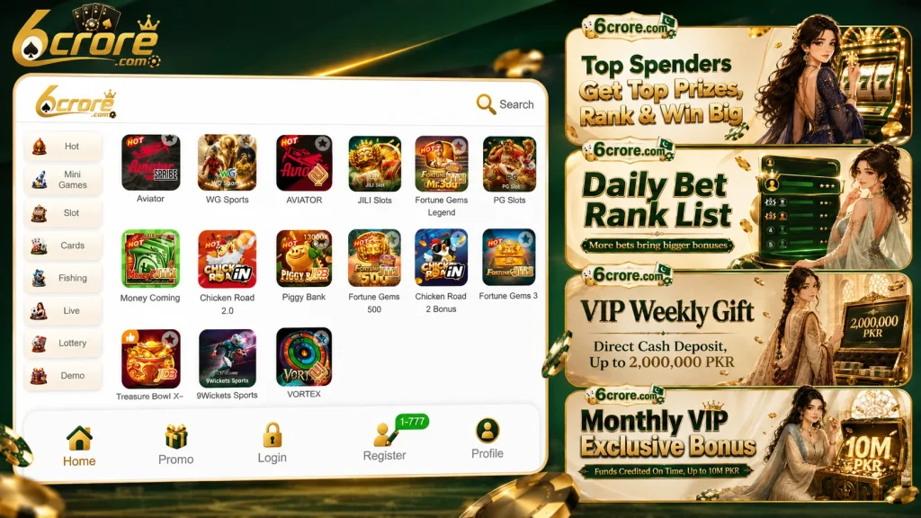 6 Crore Game earning App